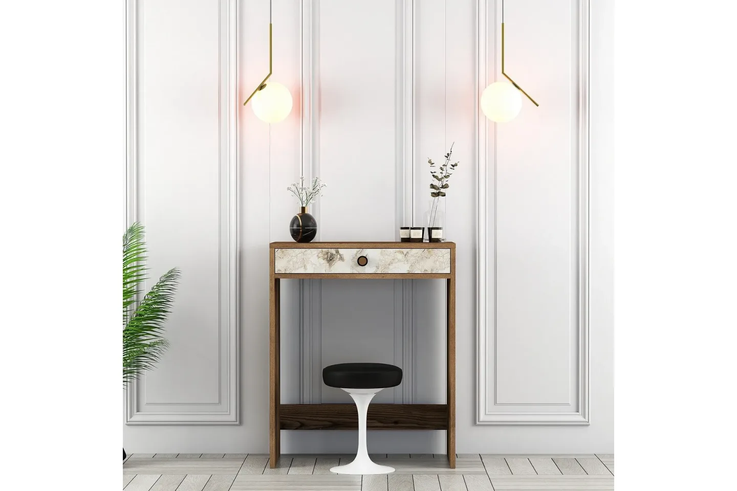 Ameias Sminkbord 70 cm - Marmor