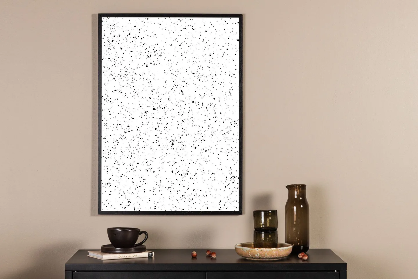 Poster - Dots - 70x100 - Vit