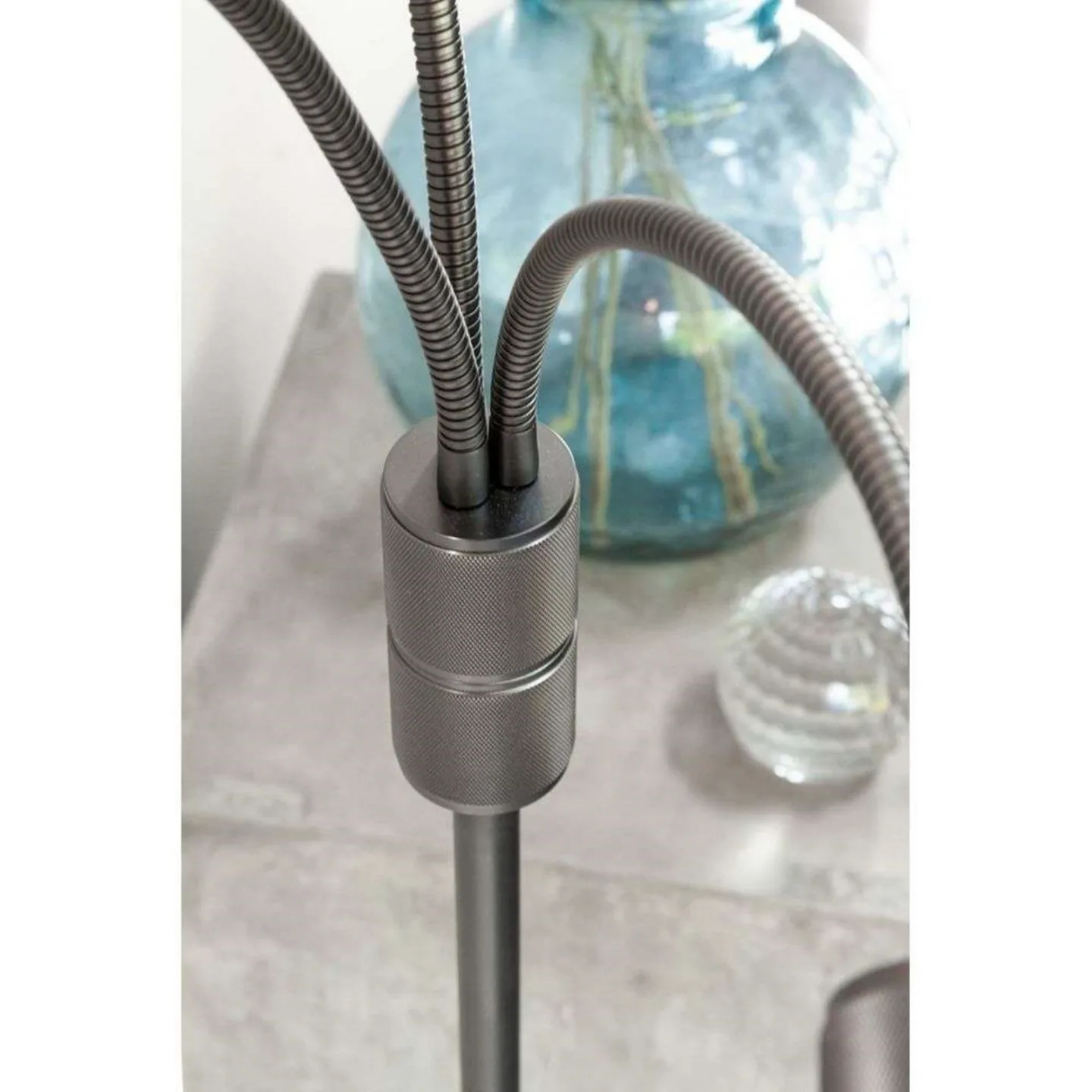 Halo Stehleuchte 3 Gun Black/Marble - Halo Design - Wohnzimmer - Metall