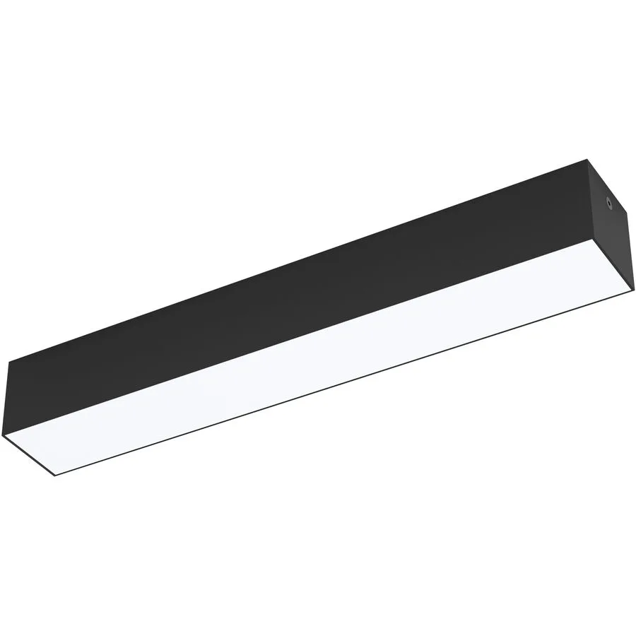 Eglo Deckenlampe aussen Salitta Schwarz Aluminium/Stahl 5.5 cm 5.5 cm - LED - Lichtfarbe: Warmweiss - LED Energiesparlampen