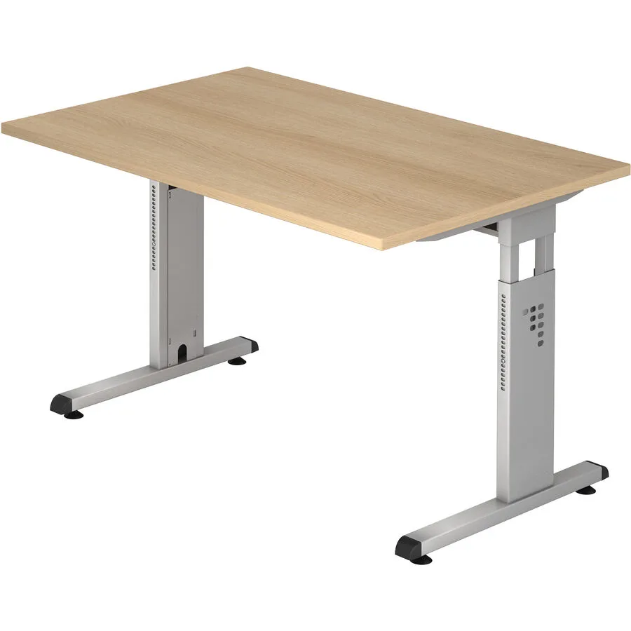 Schreibtisch Office eiche Holzwerkstoff B 120 T 80 cm