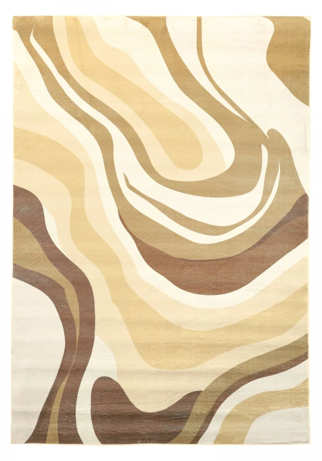 Wilton-teppe - Mudgee (brun/fler) (Størrelse: 160 x 230 cm)