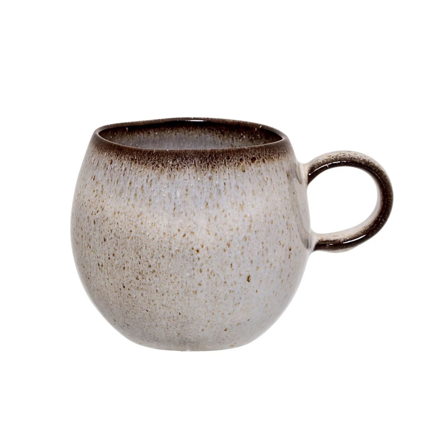 Bloomingville Sandrine mugg 8 cm ljusgrå