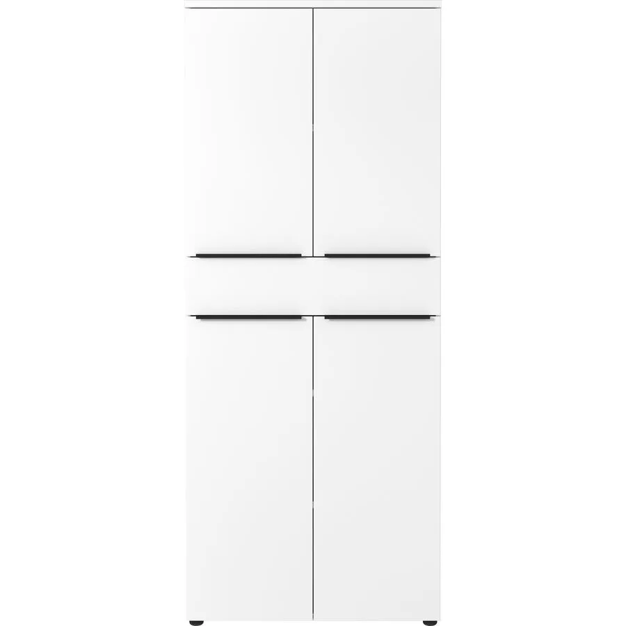 Aktenschrank Zayn weiss Holzwerkstoff B 81 H 197 cm