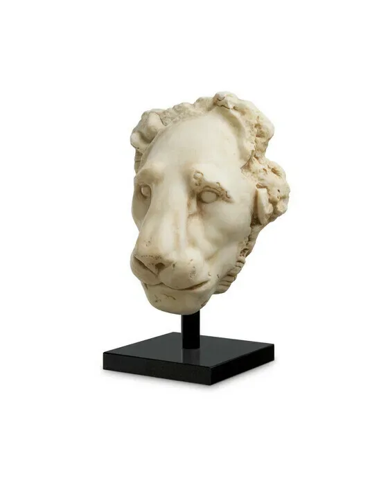Løve skulptur sandsten