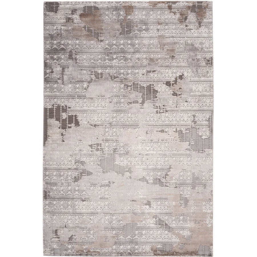 Teppich Jewel taupe Bambusseide 120 x 170 cm