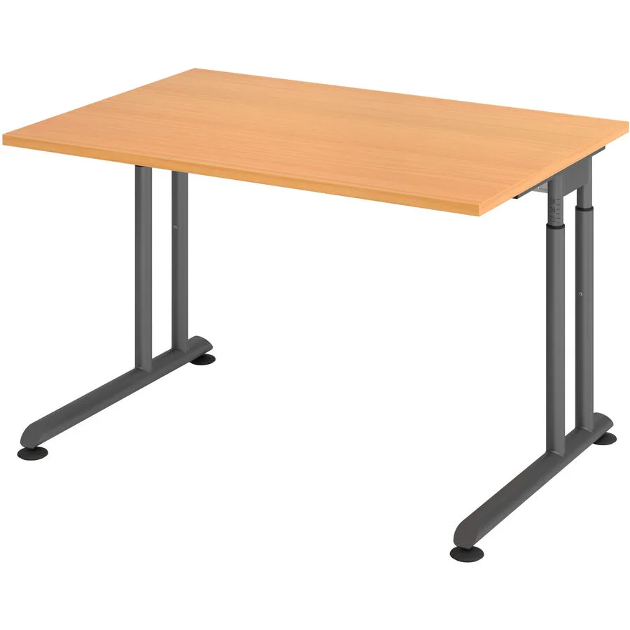 Schreibtisch Office buche Holzwerkstoff B 120 T 80 cm