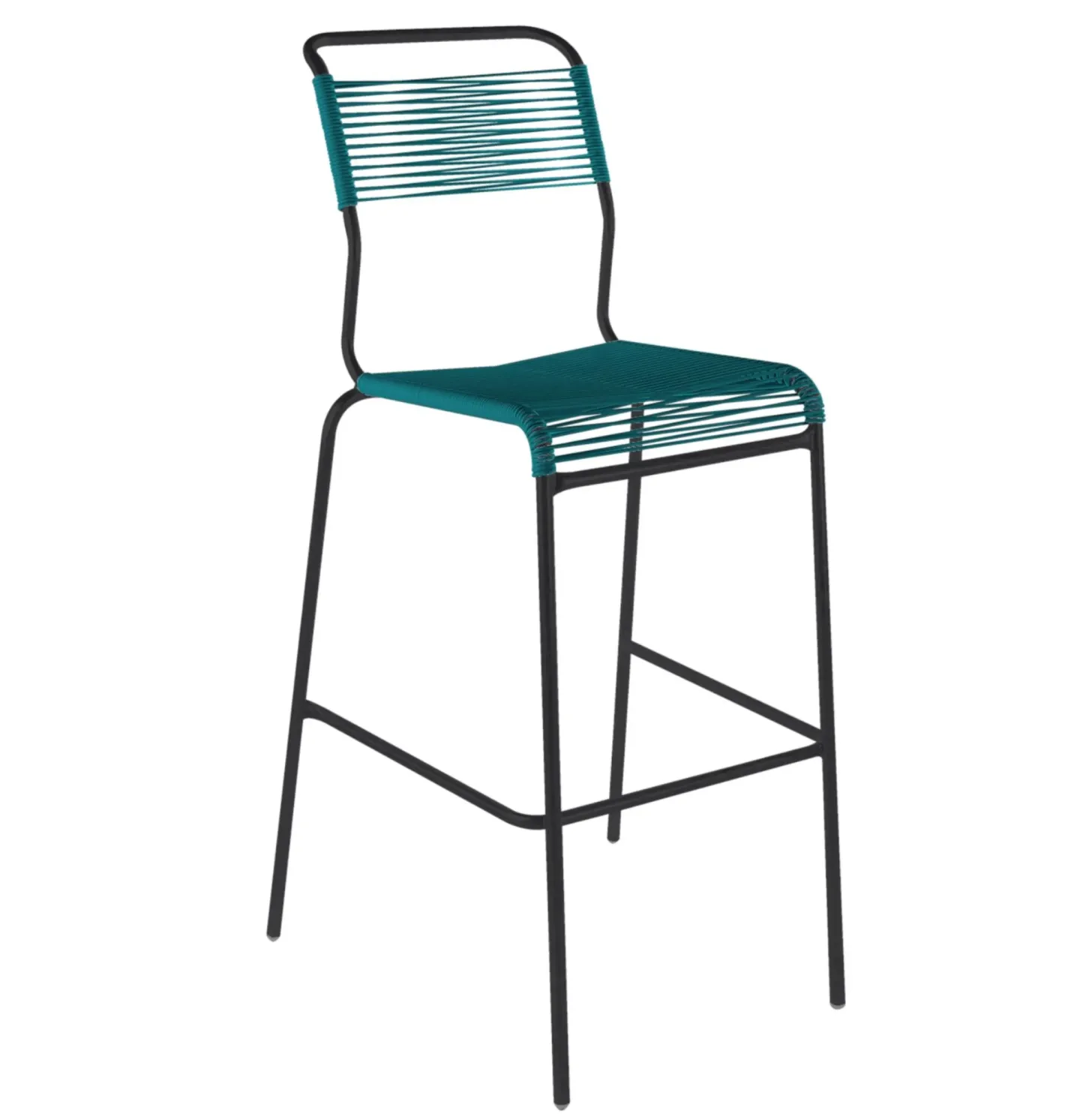 Schaffner Spaghetti-Barstuhl Säntis Blau | Schubiger Möbel