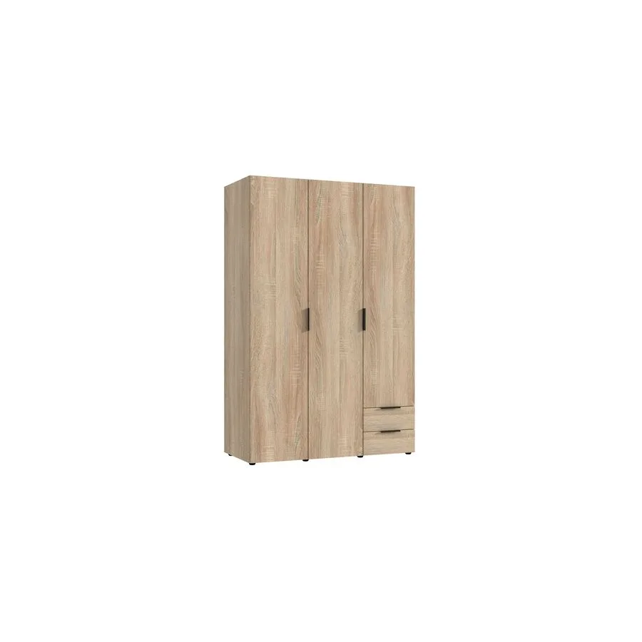 Kleiderschrank Modu eiche Holzwerkstoff B 120 cm