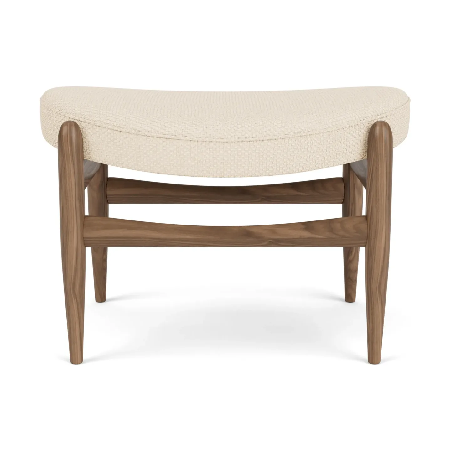 Audo Copenhagen Elizabeth ottoman Walnut-Logan Jasmine