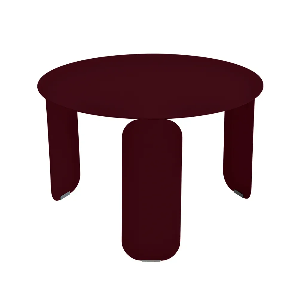 Fermob Bebop Ø60 bord lågt Black cherry (vinröd)