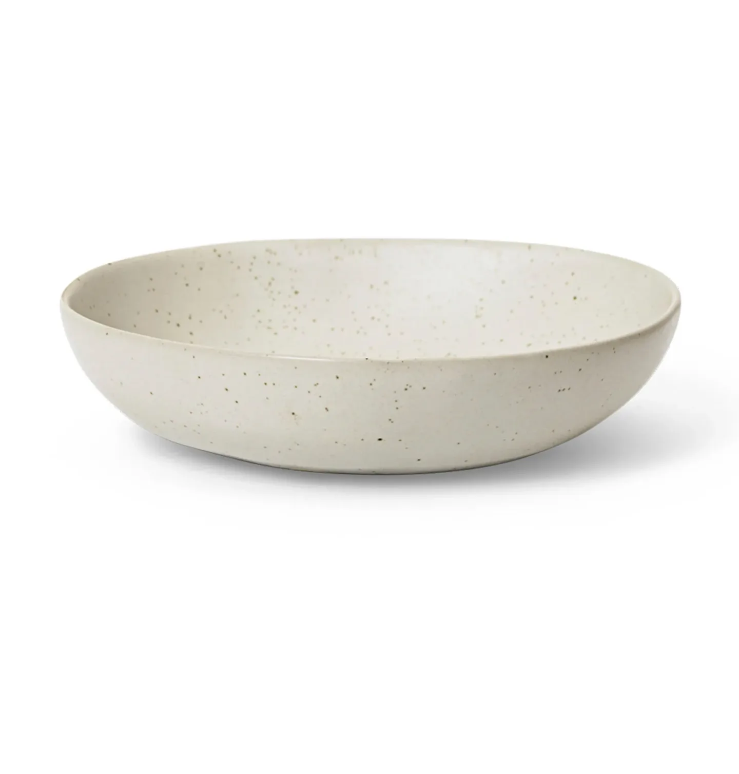 Ferm Living Flow Schale large Ø19,5cm Off-white speckle
