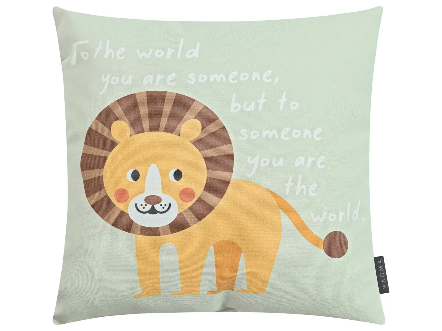 Magma Kissen World Löwe 45x45 cm | Schubiger Möbel