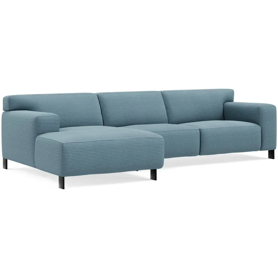 Ecksofa Vada Rechts Stoff petrol B 301 T 160 cm - Möbel Konfigurator: Traummöbel individuell zusammenstellen