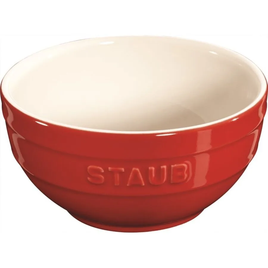 Schüssel STAUB Rot Keramik 12 cm 6.5 cm
