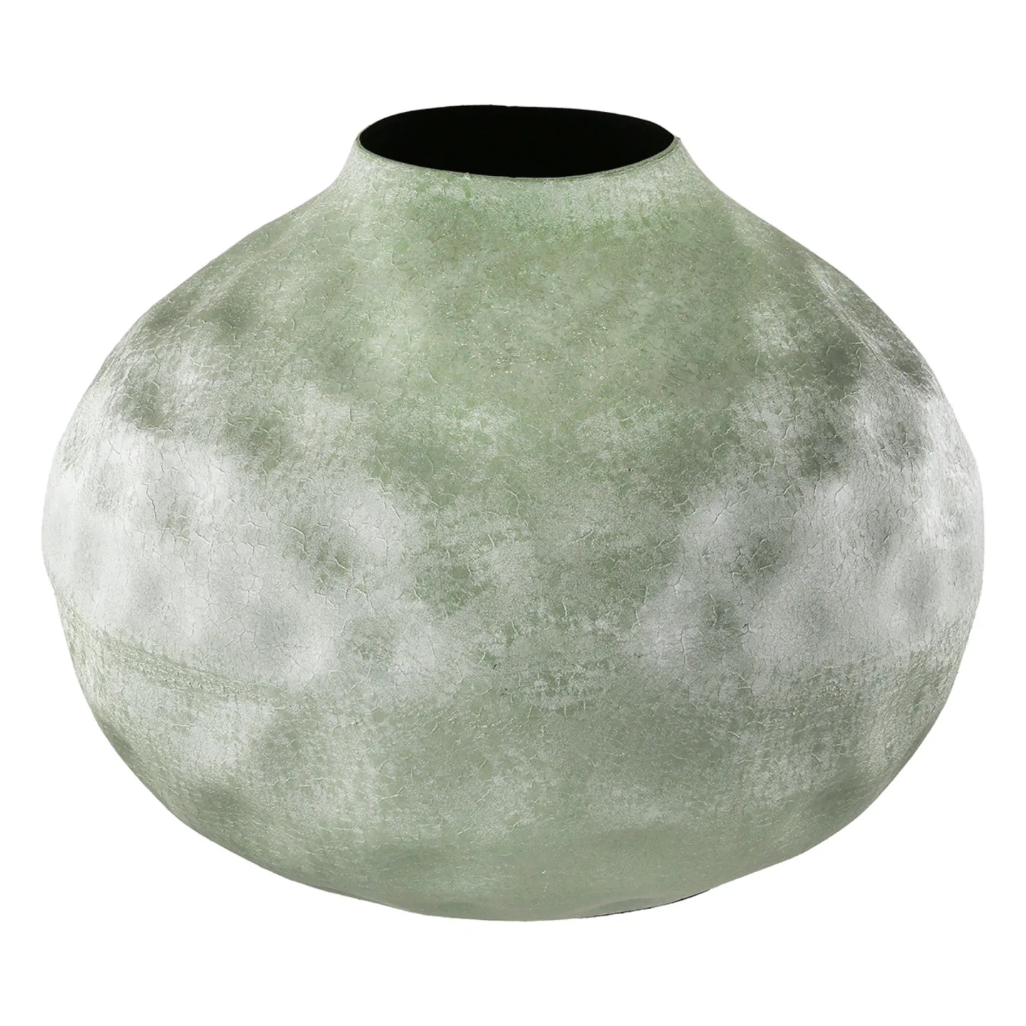 Gilde Vase Verda, Eisen H: 19 cm | Schubiger Möbel