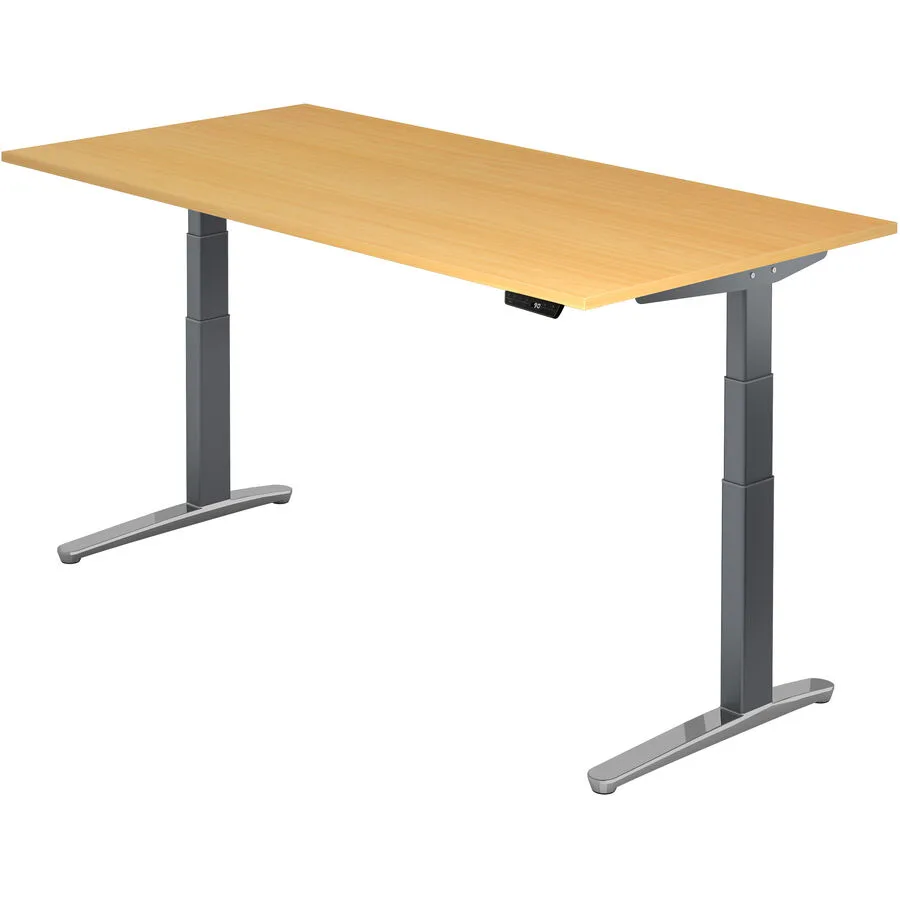 Schreibtisch Office Buche Dekor Holzwerkstoff B 200 T 100 cm