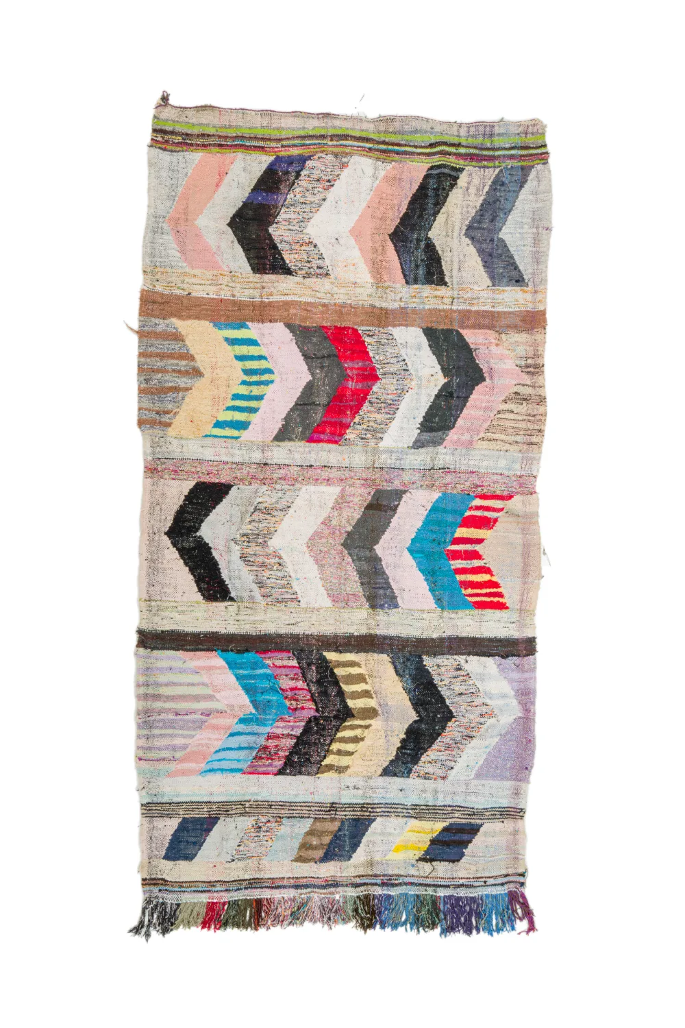 Marokkansk Boucherouite-teppe 155 x 305 cm (Størrelse: 155 x 305 cm)