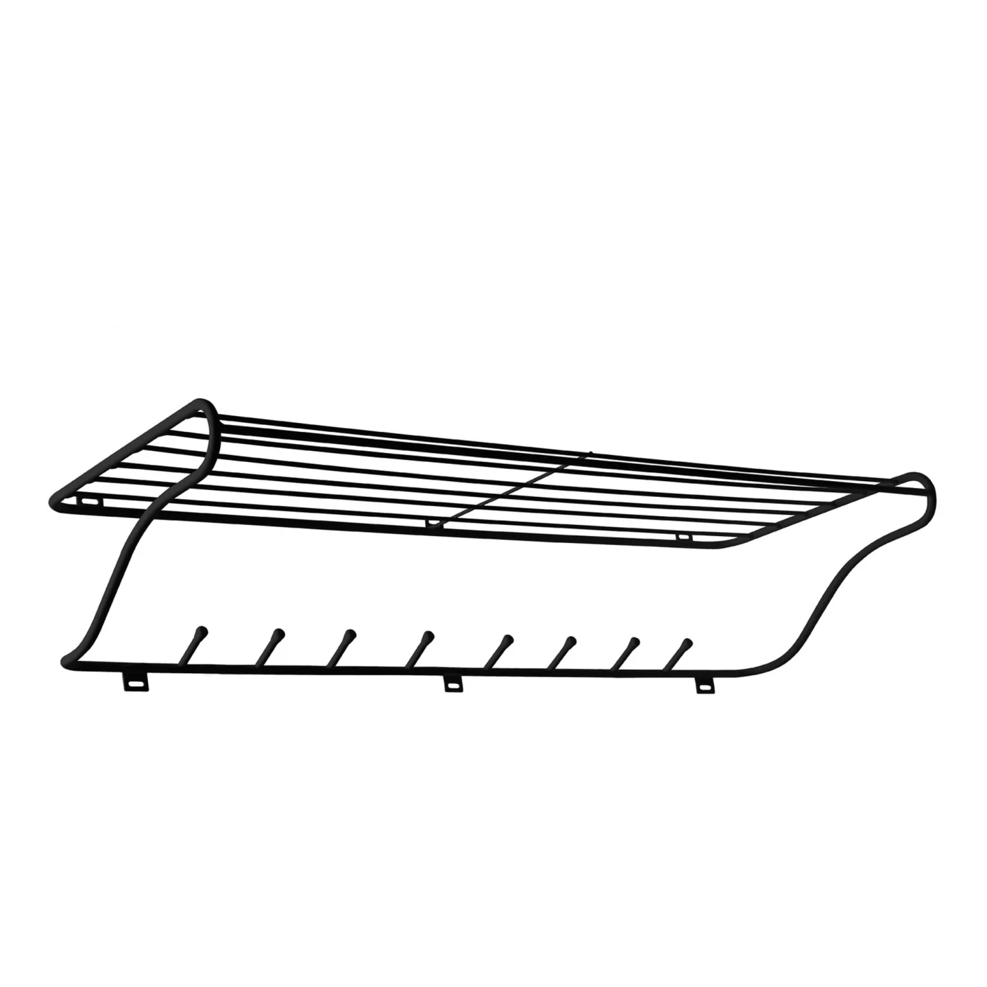 Maze Interior - Hat Rack Large, Black - Hatthyllor och skohyllor - Olof Kolte - Svart - Metall