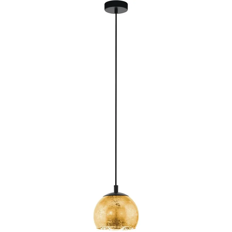 Eglo Pendellampe Albaraccin Schwarz Stahl 19 cm 110 cm