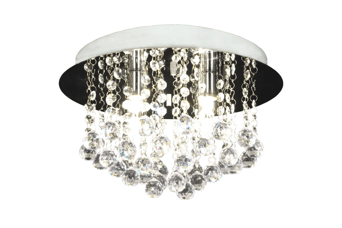 Aneta Lighting - Madelene Ø35 - Kristallkrona - Krom