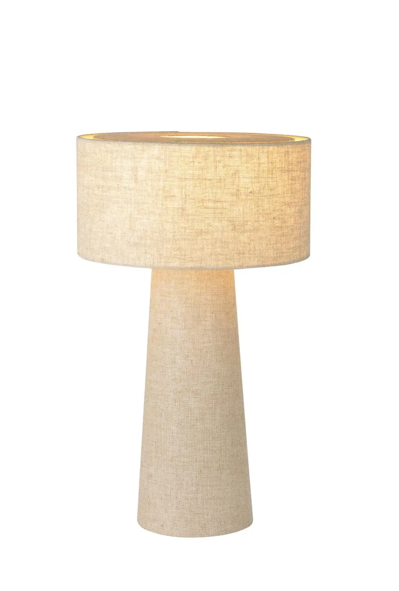 Lucide - Leeroy 50cm - Bordslampa - Taupe