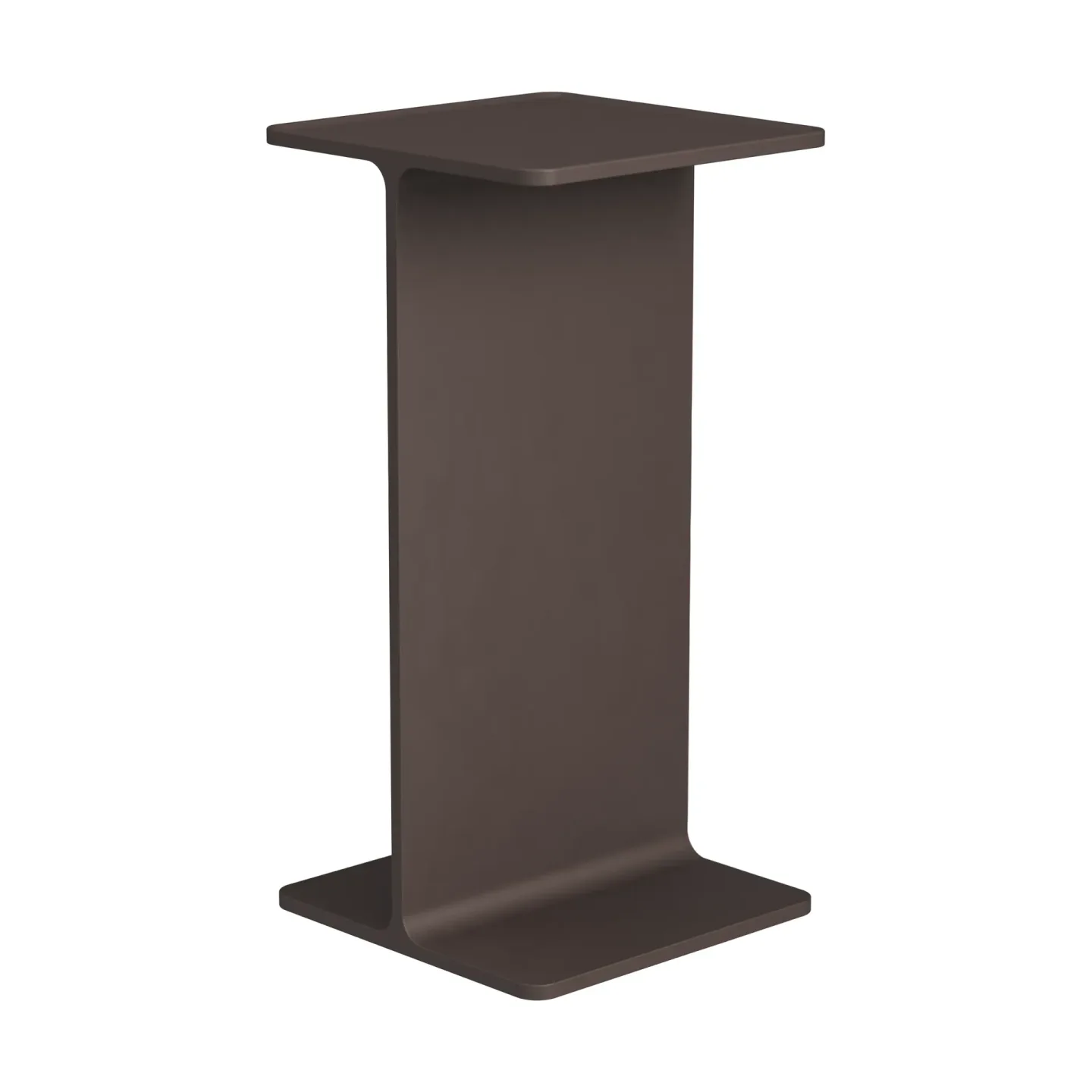Museum Museum Pedestal Sockel Dunkelbraun, 15x15x30 cm