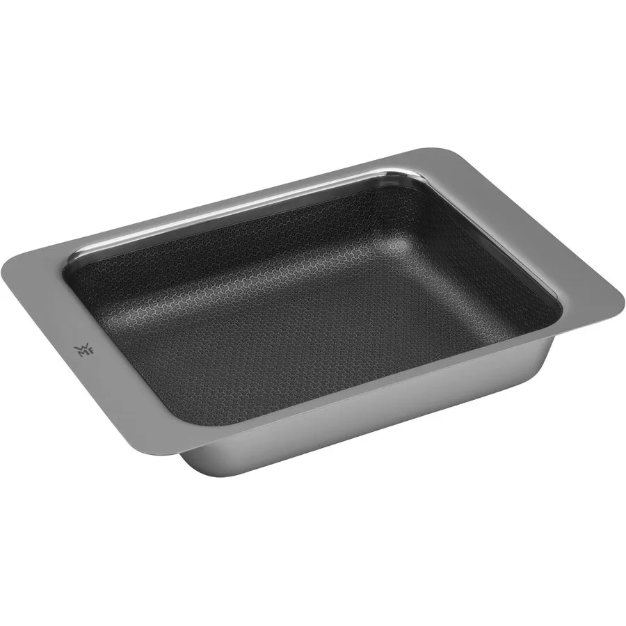 Auflaufform WMF Schwarz Edelstahl Rostfrei 18/10/Metall B 22 H 5 cm