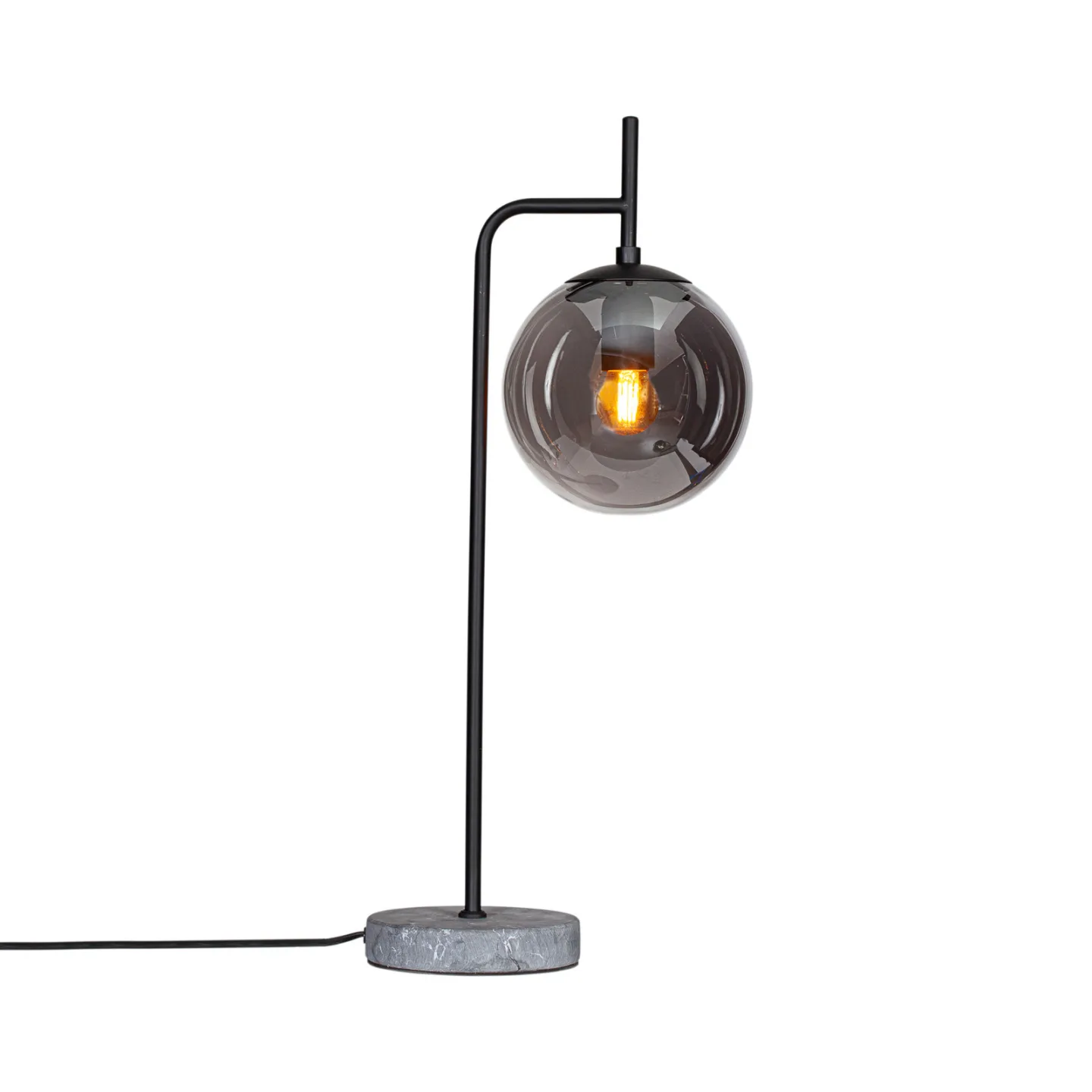 Boyle Bordlampe Smoke Grey - By Rydéns - Stue - Moderne - Sten