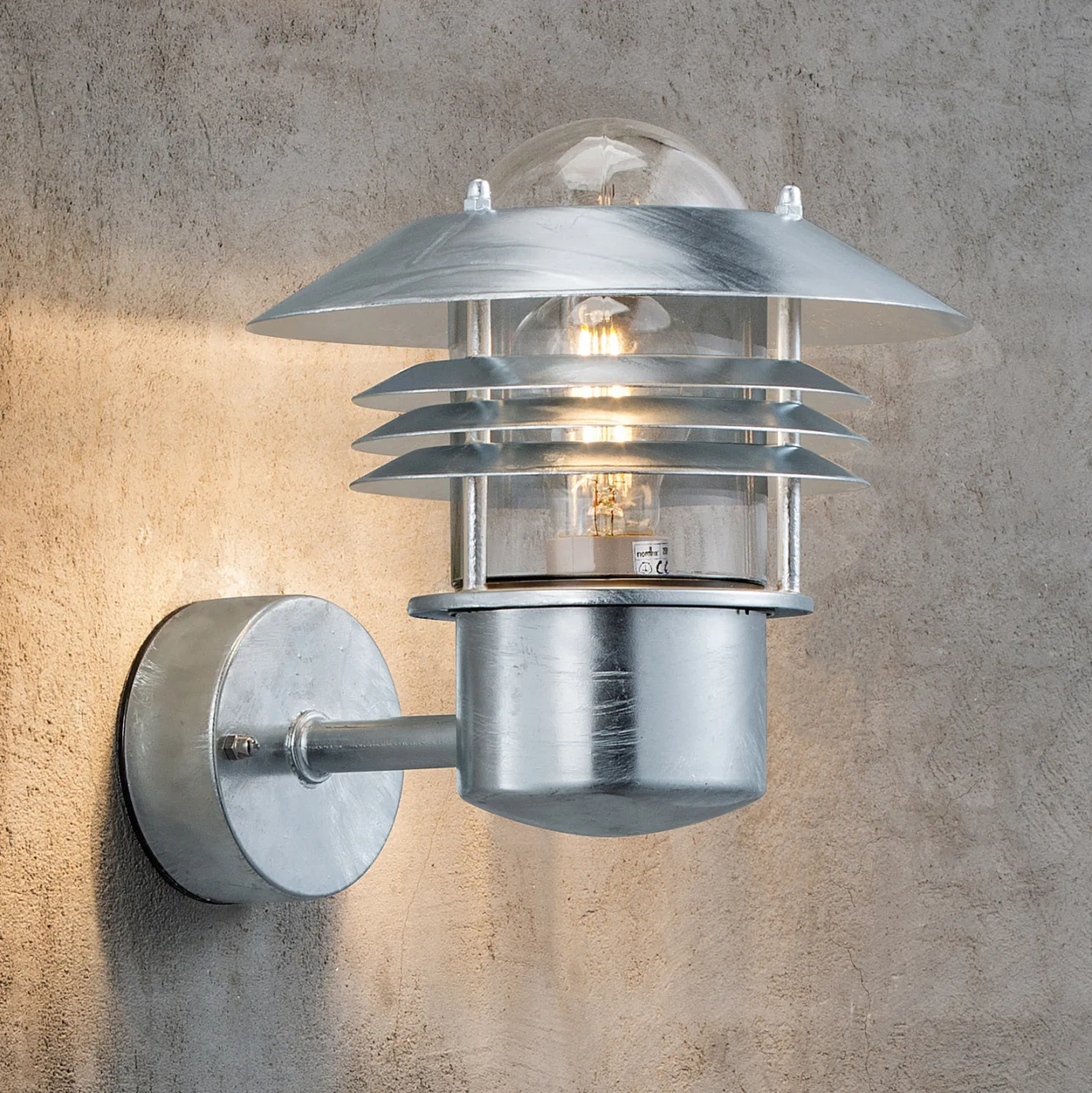 Vejers Wandleuchte Galvanised - Nordlux - Modern - Metall - Einflammig