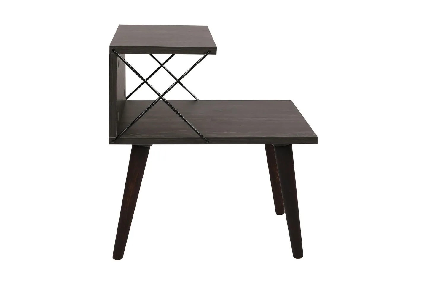 Kaysie Sängbord 50 cm - Mörkbrun