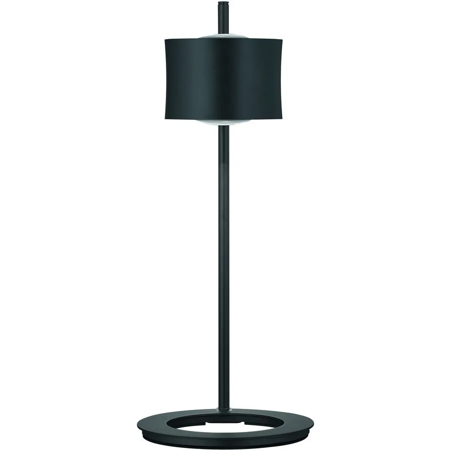 Designer-Tischlampe Bankamp Impulse schwarz dimmbar H 44 cm - LED - Lichtfarbe: Extra warmweiss - Material: Aluminium/Eisen/Glas -