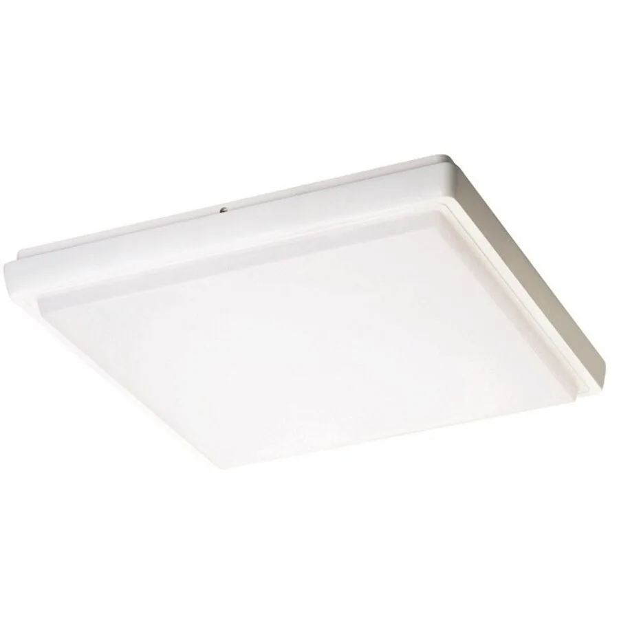 Deckenlampe Irma Weiss 34 cm 4.7 cm - Material: Aluminium / Acrylglas - LED - LED Energiesparlampen