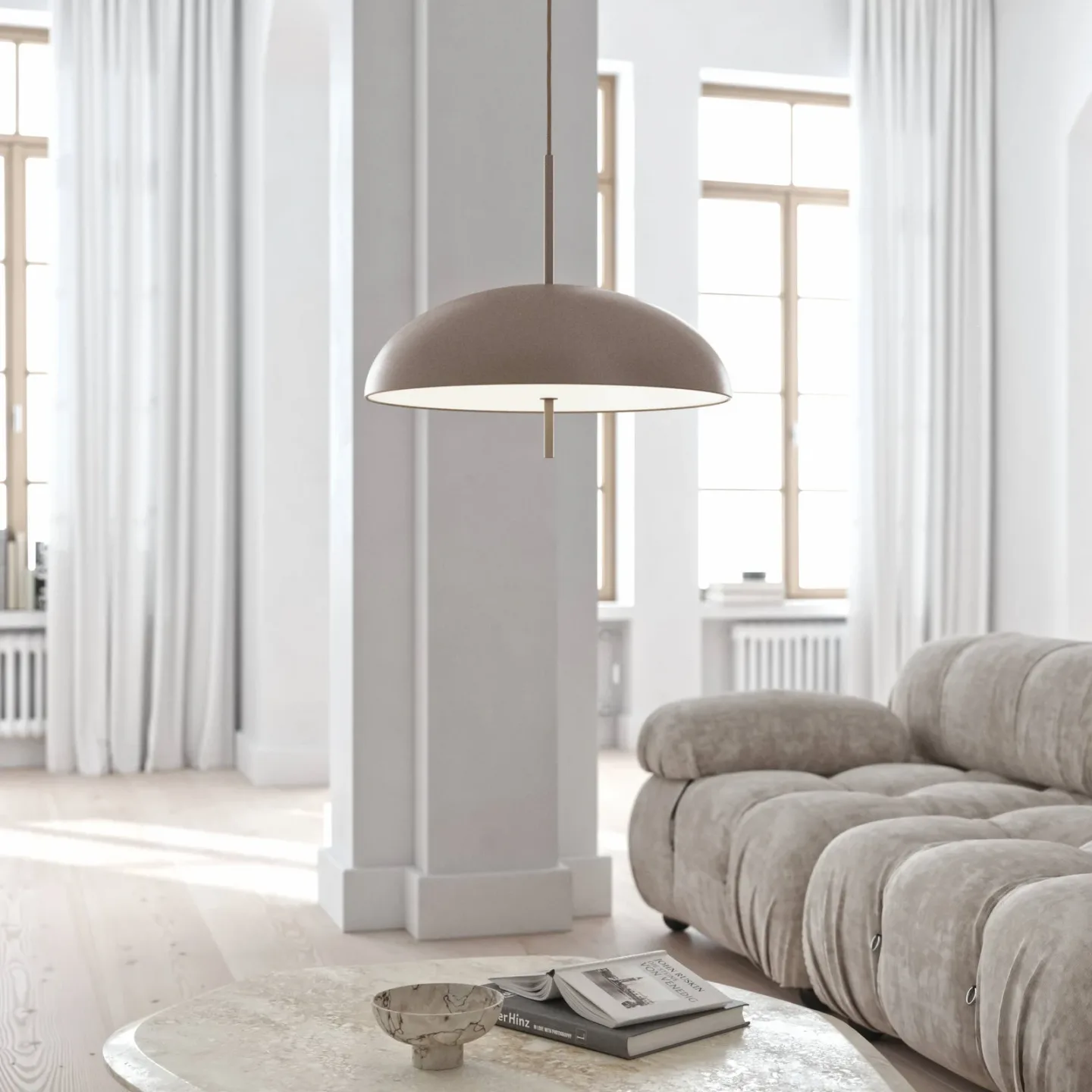 Versale Pendelleuchte Braun - DFTP DFTP by Nordlux - Wohnzimmer - Skandinavisch - Metall - Einflammig
