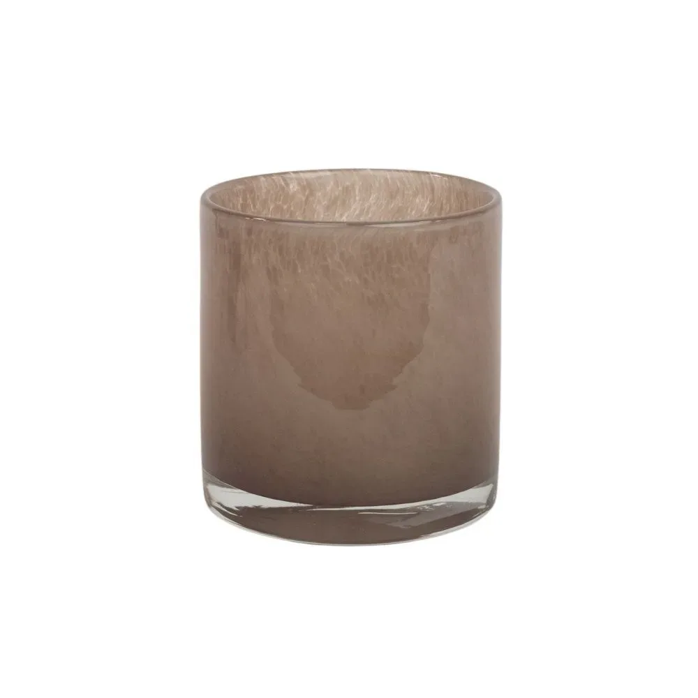 Olsson & Jensen Nilla Windlicht 12cm Braungrau