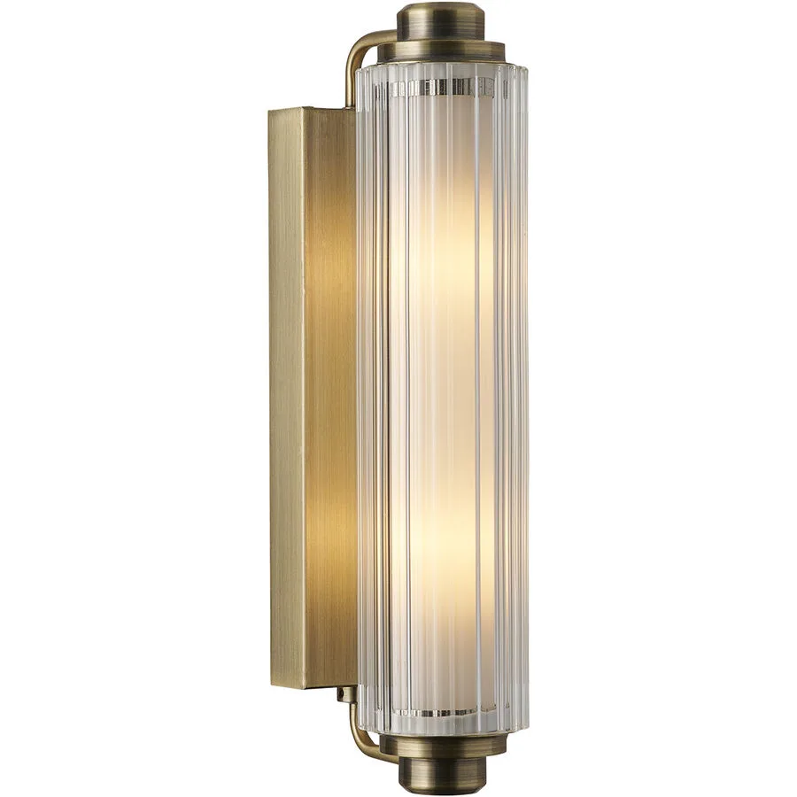 NORDLUX Wandlampe Nimal Gold Kunststoff B 7.8 H 35 cm - Farbe: messing - Material: Plastik
