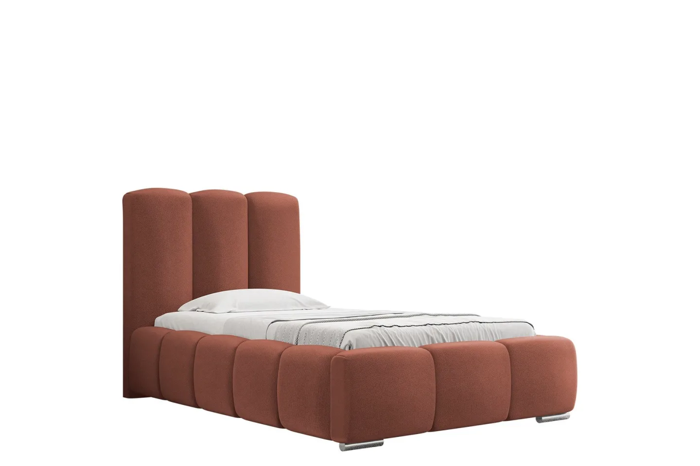 Gioia Sängram med Förvaring 90x200 cm - Rosa