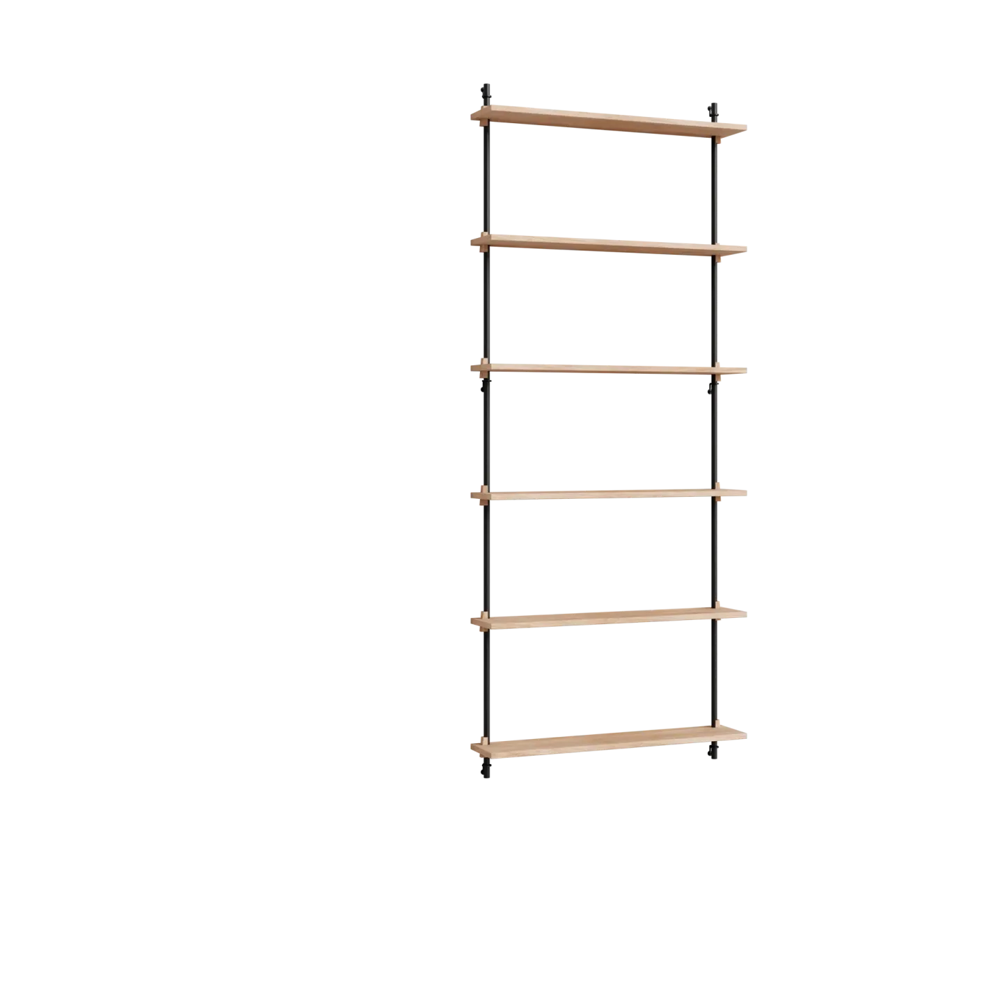 MOEBE Moebe wall shelving ws.200.1 Eiche-schwarz