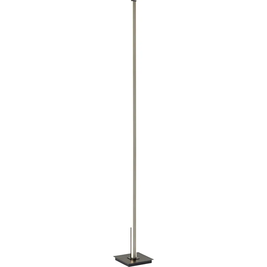 Stehlampe Alenia Schwarz Kunststoff/Metall 18 cm 150 cm - Farbe: anthrazit - LED - Lichtfarbe: Extra warmweiss - Material: Metall/Kunststoff -