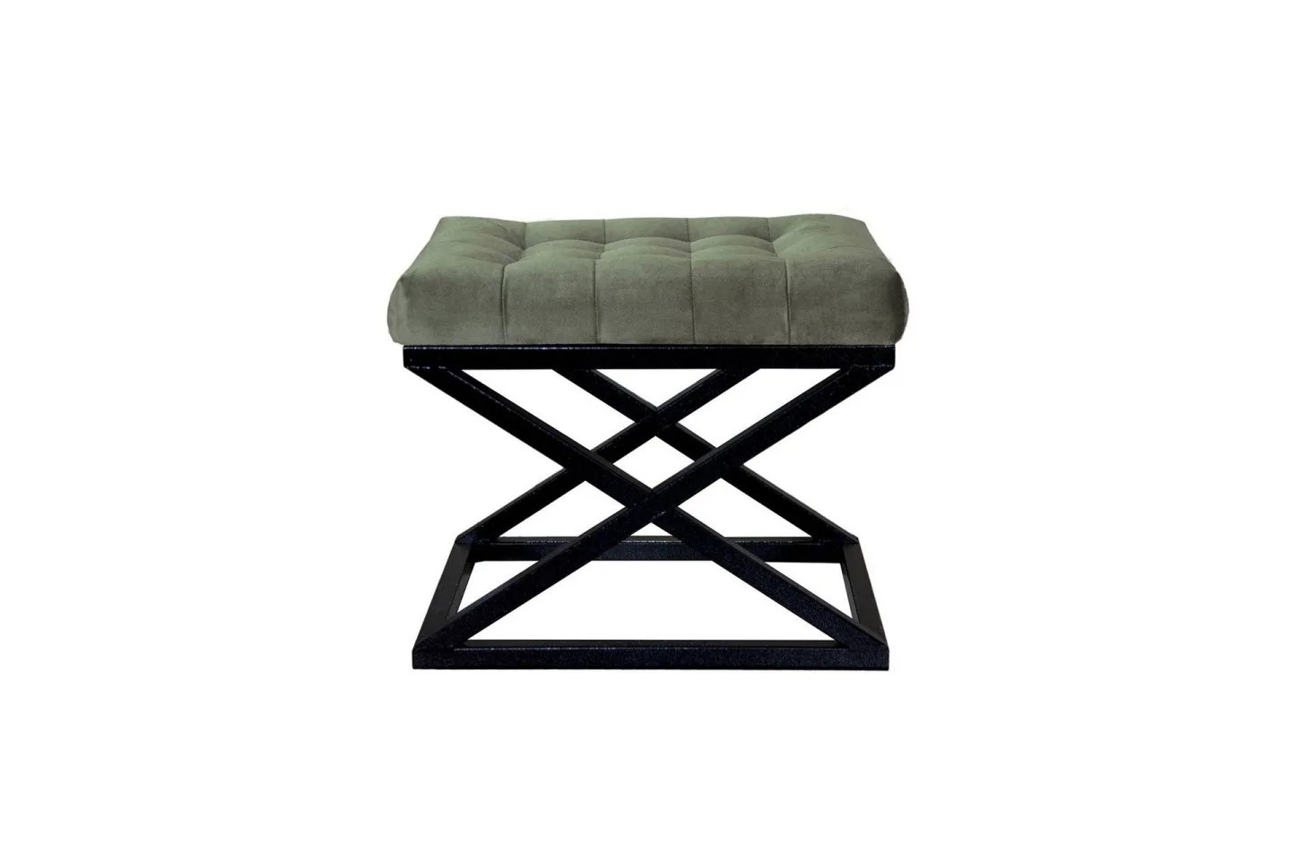 Gillie Sittpuff 40 cm - Svart/Grön