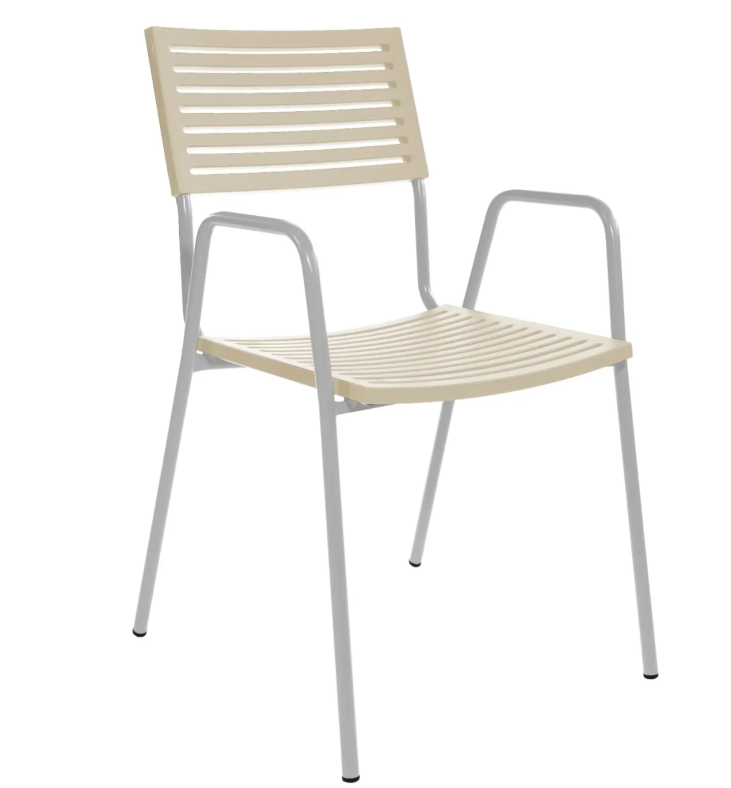 Schaffner Gartenstuhl Lamello m. Lehne Beige | Schubiger Möbel