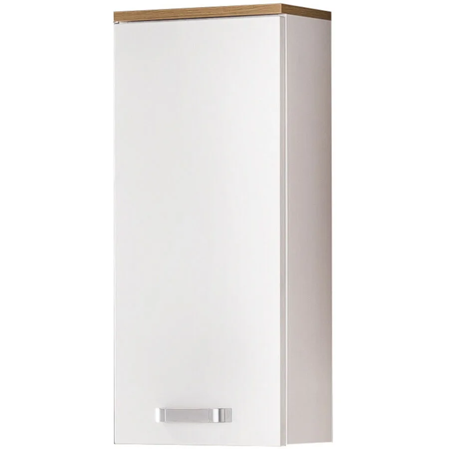 Hängeschrank Mable weiss/eiche Holzwerkstoff B 32.7 cm T 16.2 cm H 72.3 cm