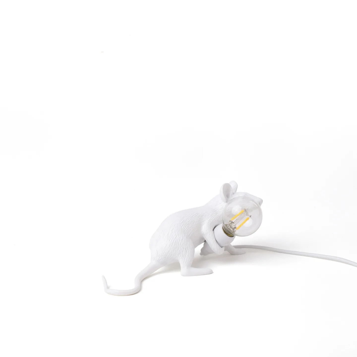Mouse Lamp Lop Lying Down Tischleuchte - Seletti Mouse Lamp Valentine - Wohnzimmer - Design - Kunststoff
