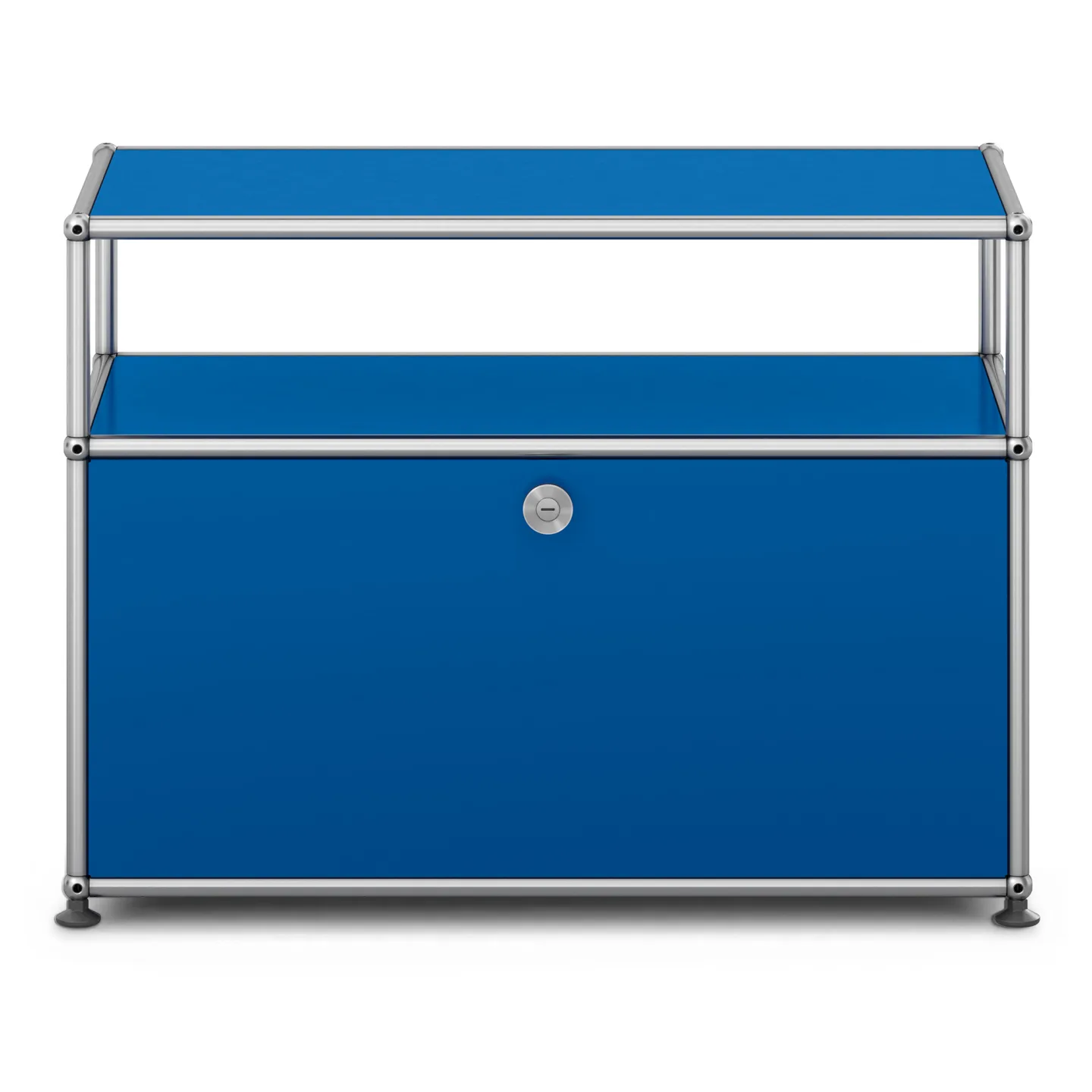 USM - USM Haller Occasional Furniture O1 Gentian Blue - Sidobord - Fritz Haller & Paul Schärer - Blå