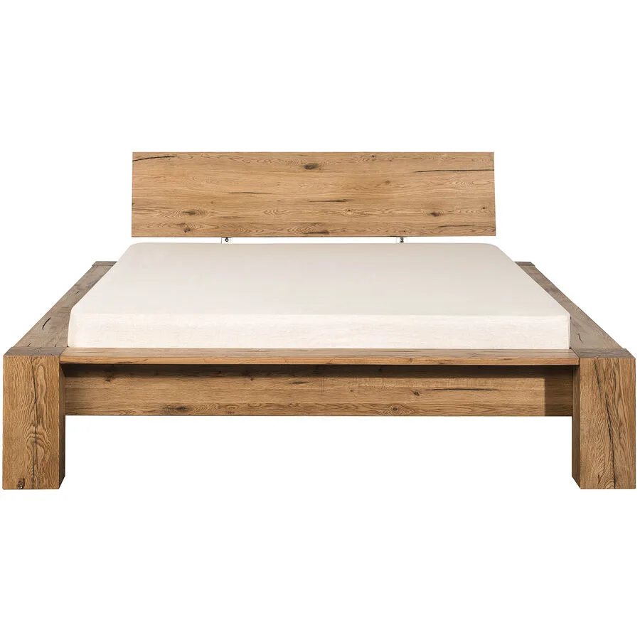 Bett Emilia Sumpfeiche Natur Sumpfeiche 180 x 200 cm