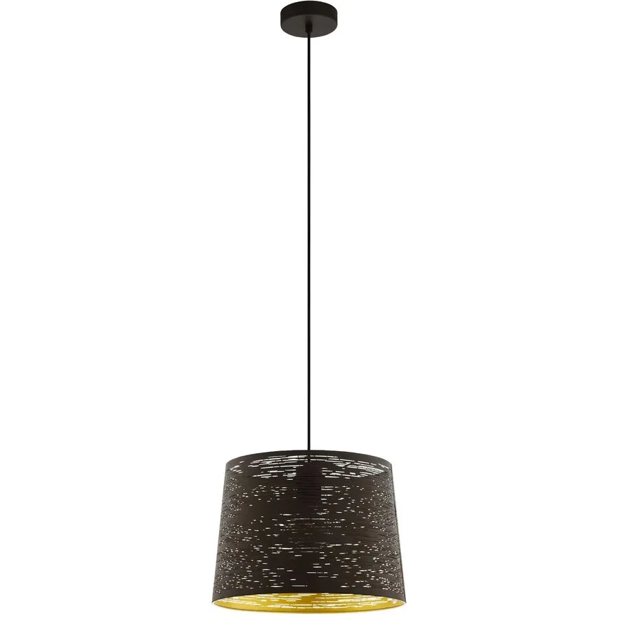 Eglo Pendellampe Segezia Braun/Gold Stahl 0 cm 0 cm - Farbe: gold/braun