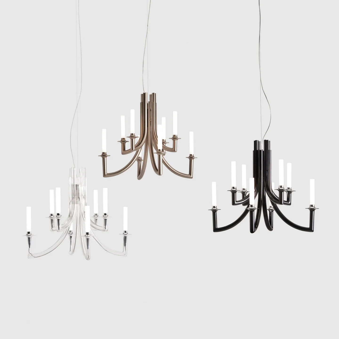Khan Pendel Matt Bronze - Kartell - Stue - Design - Plast - Med flere lyskilder