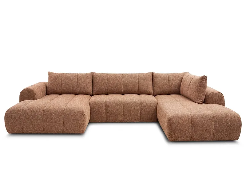 Wohnlandschaft BOBOCHIC NESTY Stoff chiniert orange