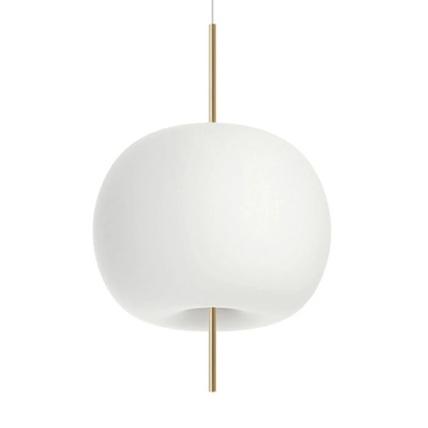 Kushi Pendel XL Brass - KDLN - Stue - Design - Glas - Kugle