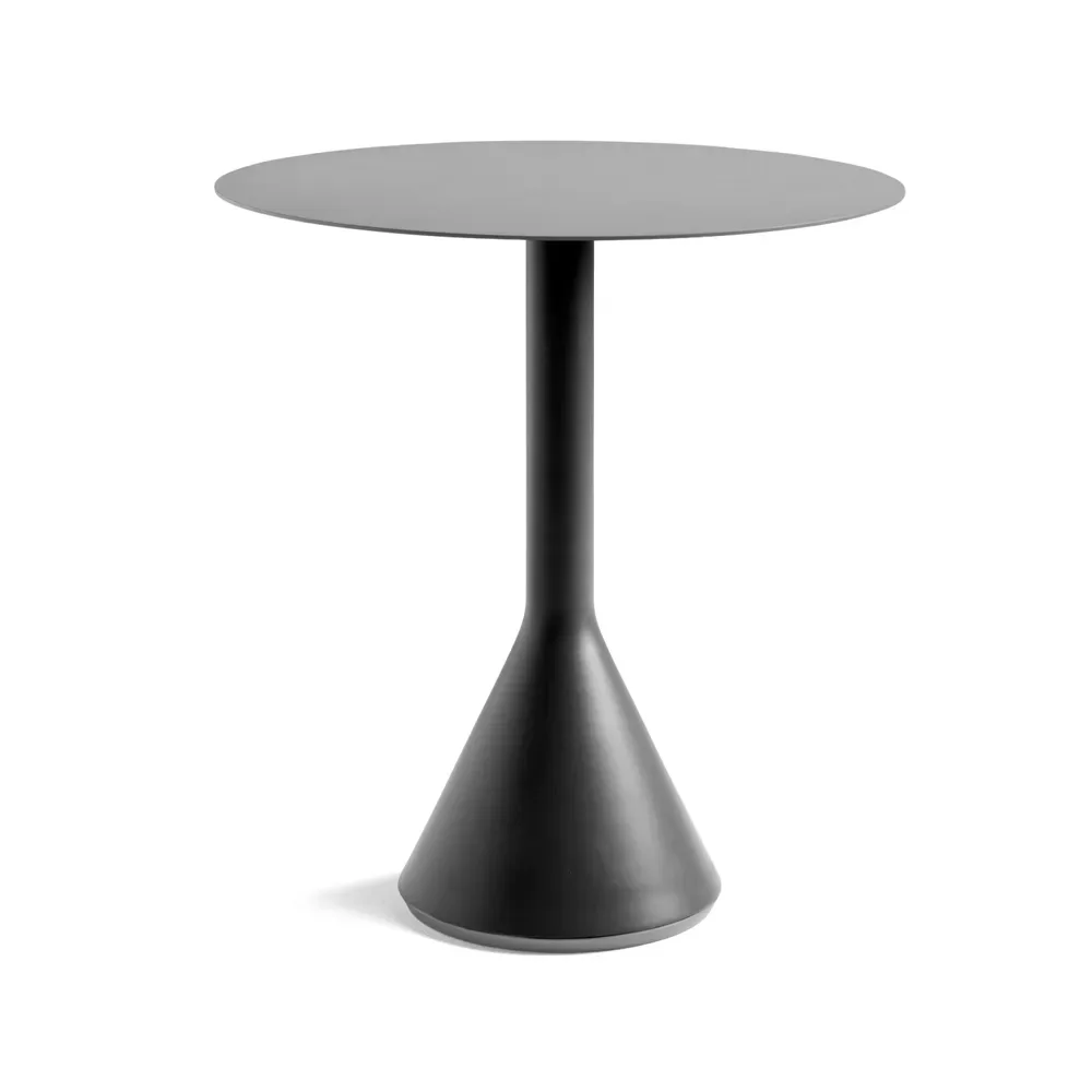 HAY Palissade Cone runt cafébord Anthracite, ø70